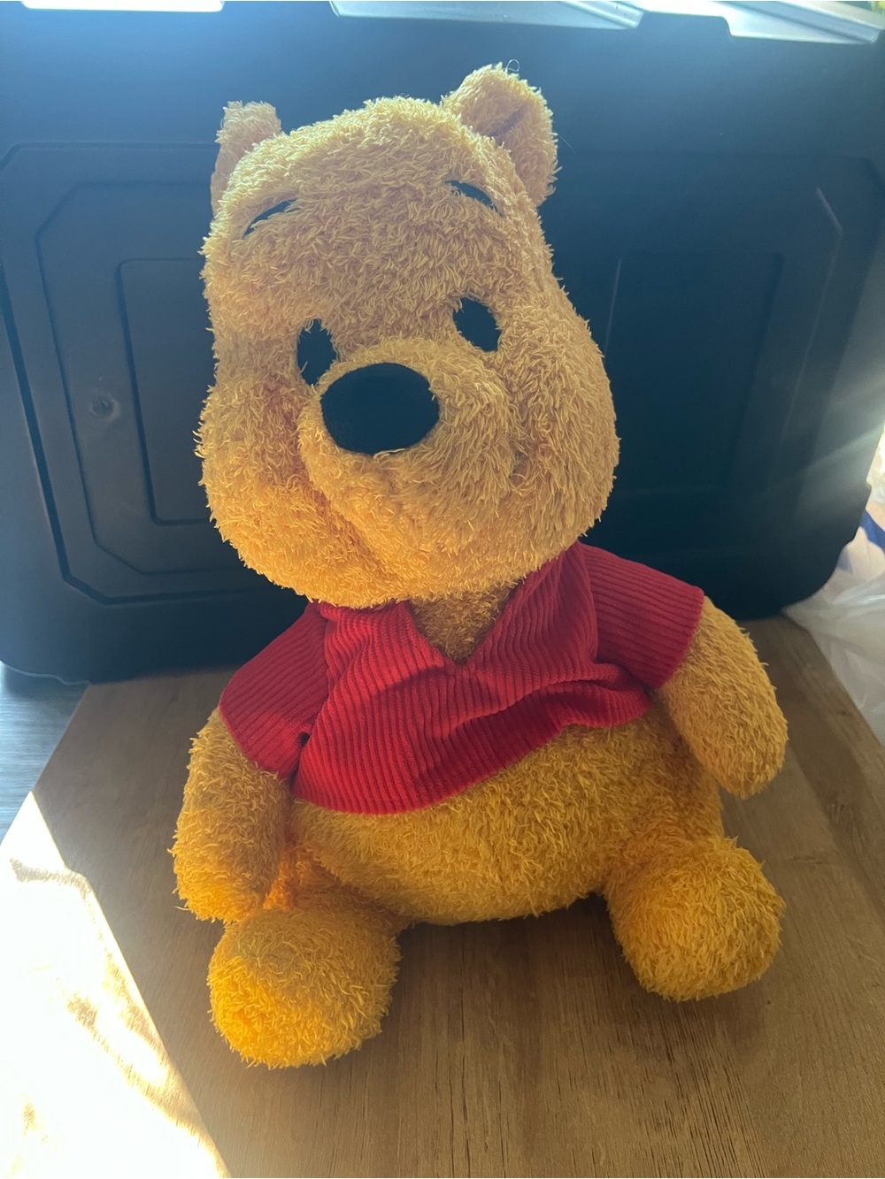 Winnie The Pooh Disney Parks Weighted Stuffed Emotional Support Plush Toy 15"